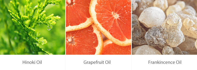lime, basil, vetiver voil